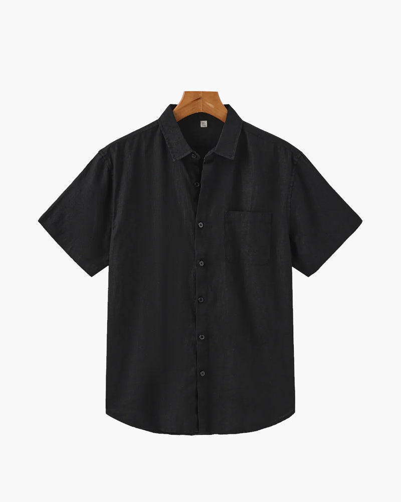 Cape Town - Camicia in Lino (Manica Corta)