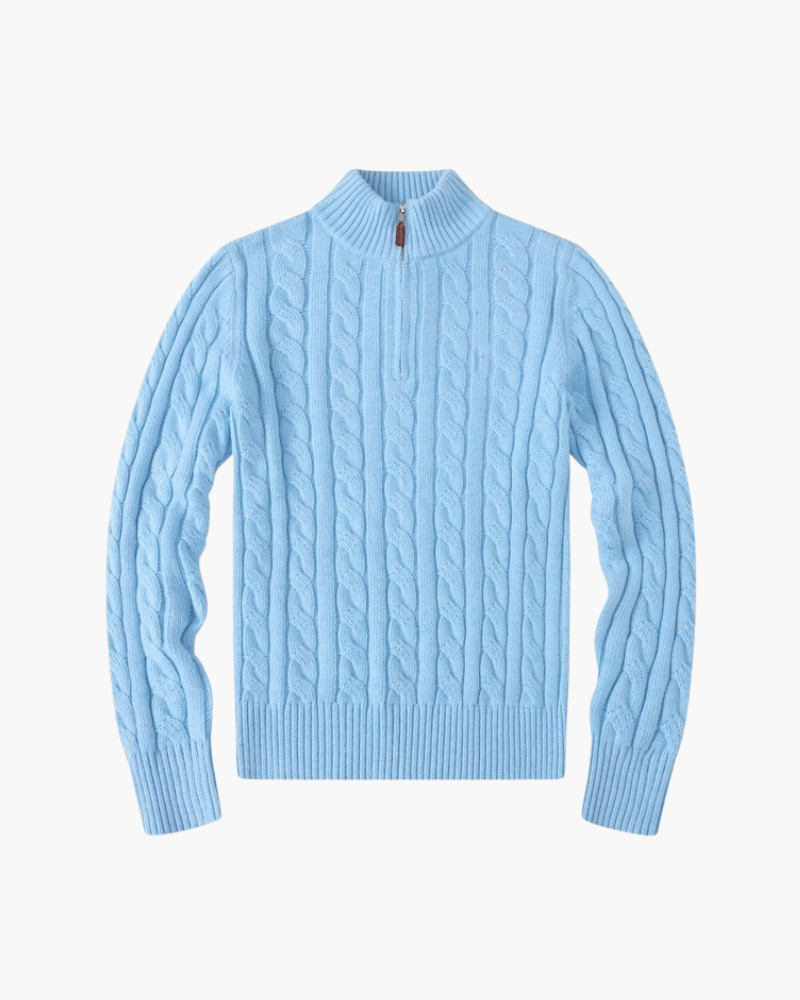 Maglione donna Verbier a mezza zip