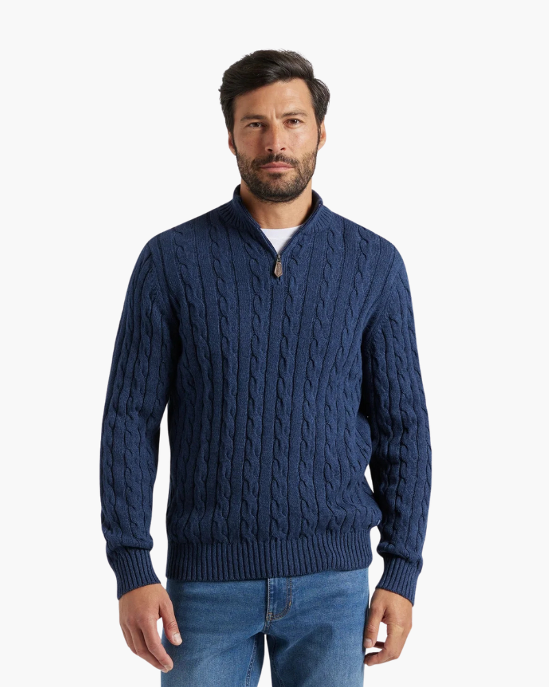 Maglione con mezza zip Verbier