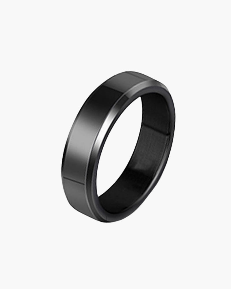 Anello in acciaio Trinity