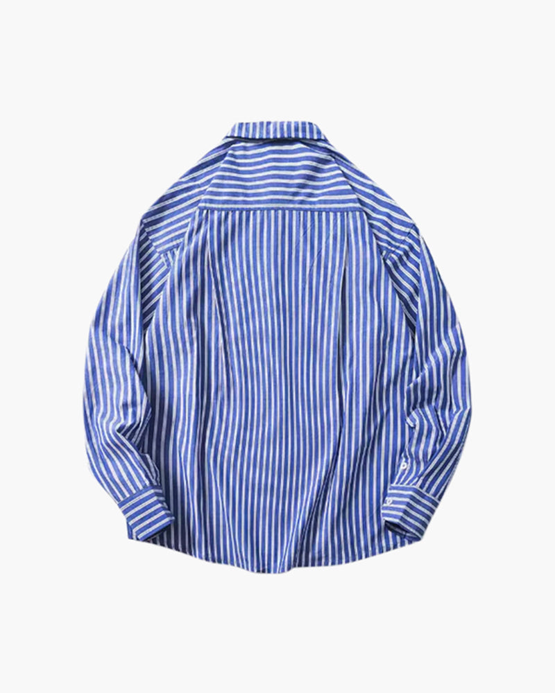 Camicia oversize a righe