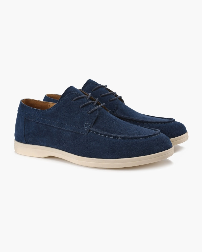 Scarpe stringate in pelle scamosciata premium