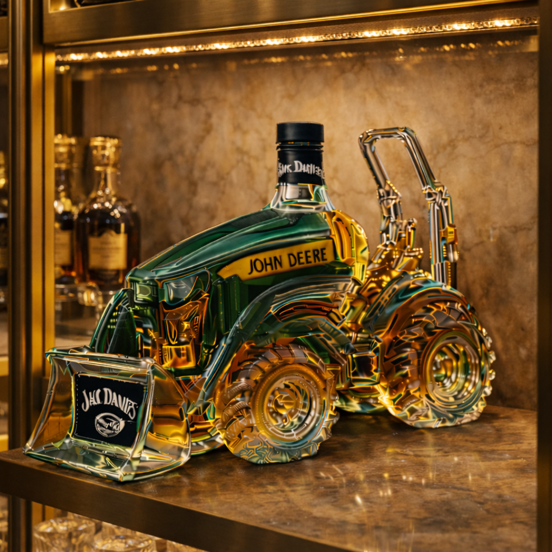 Jack Daniel's Whisky Flask - Tractor Edition