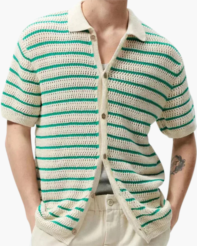 Marbella - Camicia in Maglia con Bottoni